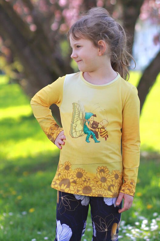 Kinder Shirt Schmal mit Kurz- & Langarm LALU ♥ Gr. 92-164 image number 9