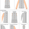 Cassie Sweatjacke/Weste mit Knöpfen BU 80-116, A4+A0 thumbnail number 8