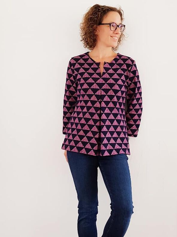 Lilly Kleid oder Shirt Nähanleitung und Schnittmuster 34-50 image number 9