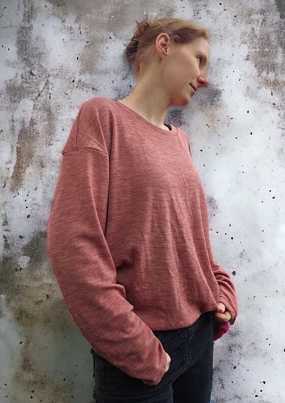 Oversized Sweater Surf Gr. 32-50, Musselin, inkl. A0 image number 5