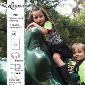 T-Shirt Kind E-Book Luanimals Dino David (86-152cm)