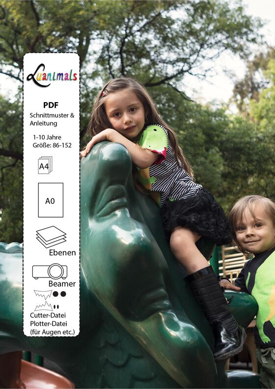 T-Shirt Kind E-Book Luanimals Dino David (86-152cm) image number 3