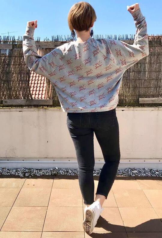 Oversize Sweater (34-60) PAPAYA Raglan Damen Schnittmuster image number 4