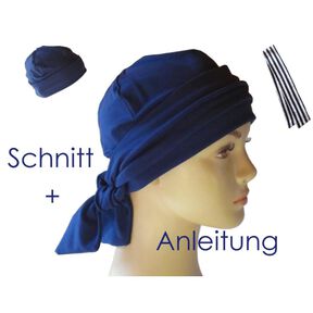Nähanleitung Bandmütze für Alopecia, Chemo