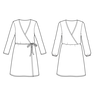 Damen Kleid Wickelkleid Strickkleid BELIT ♥ Gr. XS-XXL thumbnail number 10