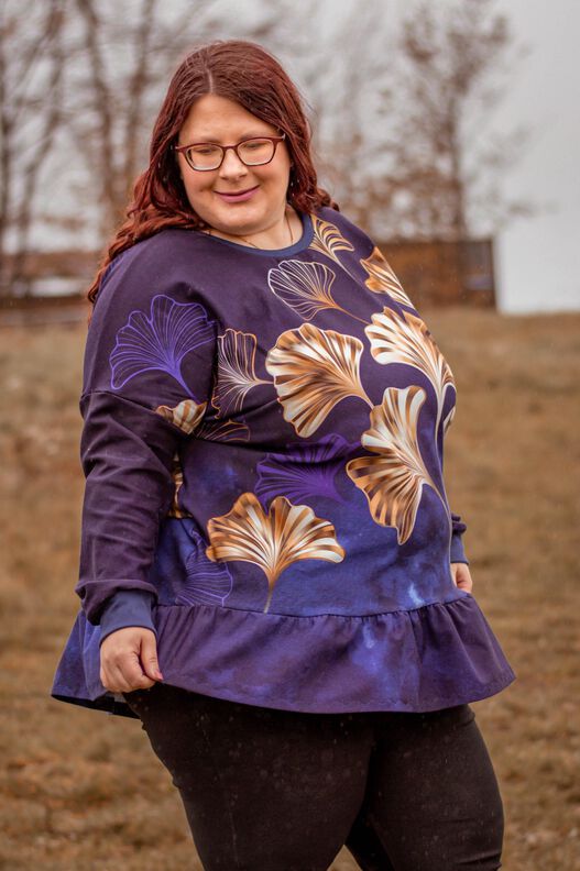 BEAMER&A0&A4 lovely lady oversized hoodie 34-56 Damenhoodie image number 9