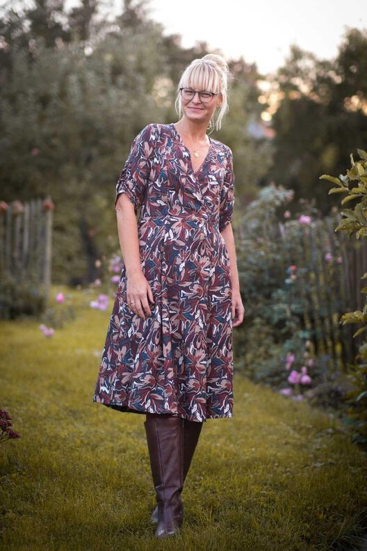 Thea - Wickel Kleid Klassischer Stil 34-54 image number 8