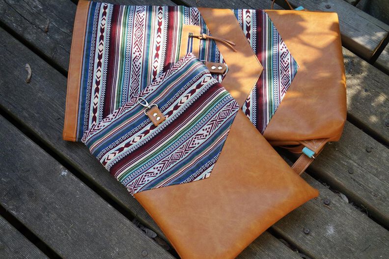 Rucksack VARO + Geldbörse Little Ruby image number 9