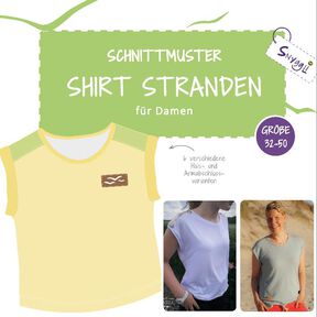 Shirt Stranden Damen Gr. 32-50, Varianten, A0 + A4 
