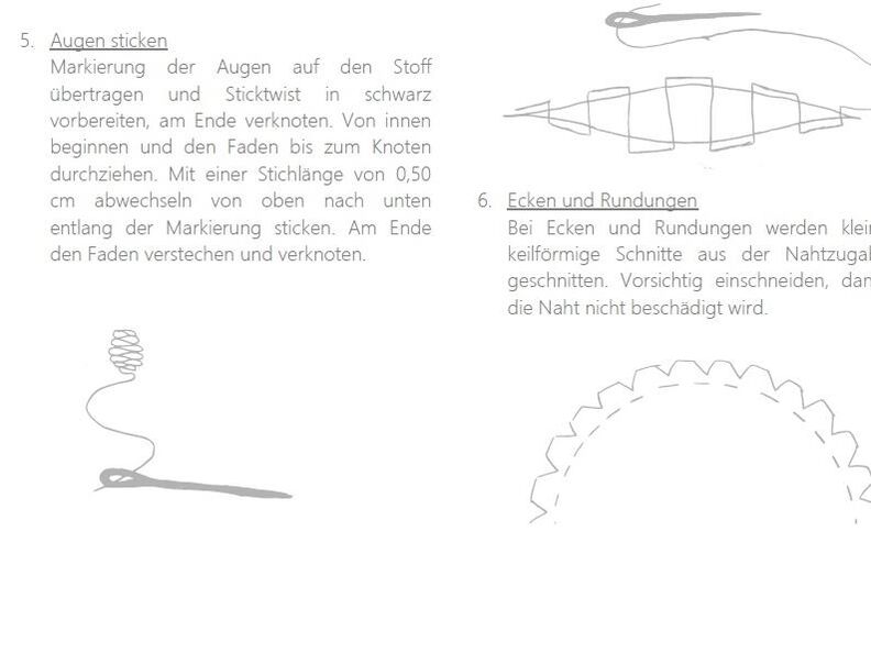 E-Book Wurm Lio - Nähanleitung und Schnittmuster image number 4