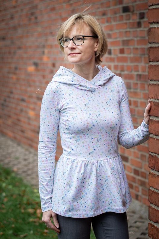 Flouncy Hoodie Damen BEAMER Version Gr. 32 - 54 image number 8