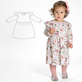 Schnittmuster M&auml;dchenkleid ELLA f&uuml;r Baby und Kleinkind 