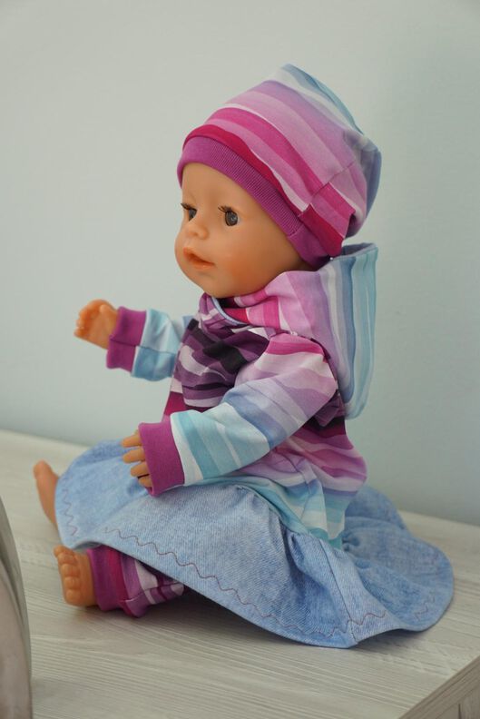 *Püppi´s little Diva* Puppenkleid, inkl. Beanie & Leggings image number 6