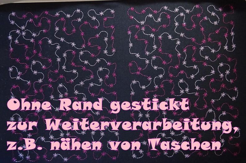voll flächige Stickdatei zum Stoff besticken 16x26cm image number 7