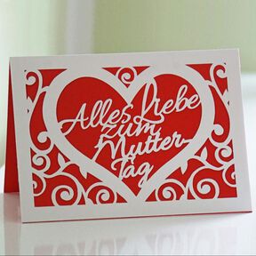 Plotterdatei Muttertag Karte