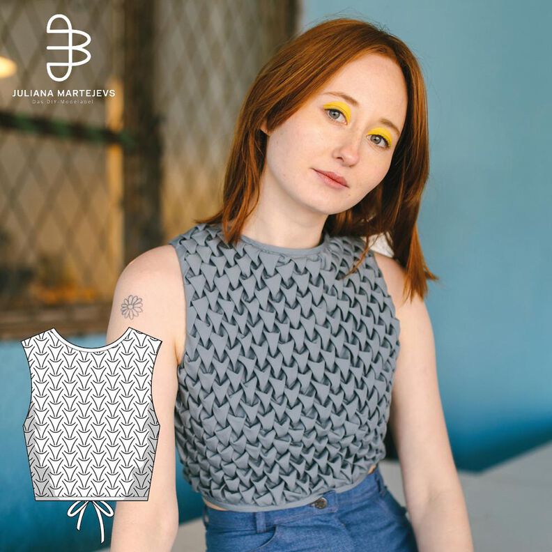 Sommer Top Schnittmuster für Damen XS-XXXL, Video-Anleitung image number 1