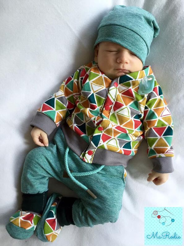 Baby-Cardigan / Schnittmuster und Nähanleitungen image number 2
