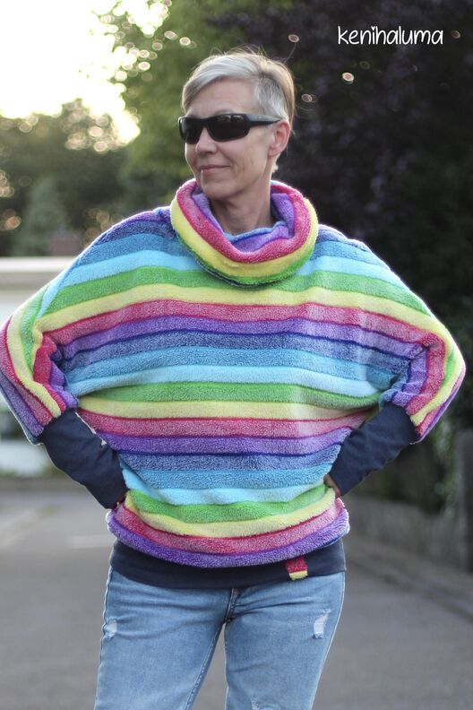 Oversize-Hoodie/ Kleid iole lele, Pdf Gr. 32-54 image number 5