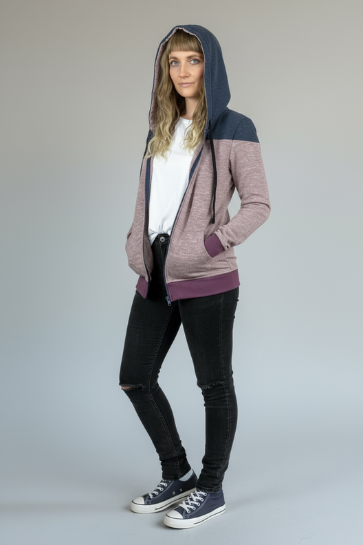 Schnittmuster + Anleitung Hoodie/ Jacke Bonnie Gr. 32&ndash;54 image number 5