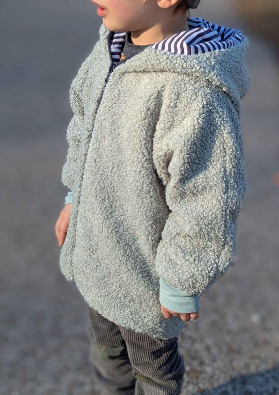 Oversized Jacke Regnbuelys Gr. 56-122, A0, Walk, Cord image number 9