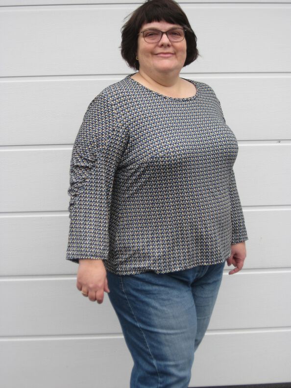Shirt RUMBA Gr. 34-52, PDF-Schnittmuster A4, A0 und Nähanleitung image number 10