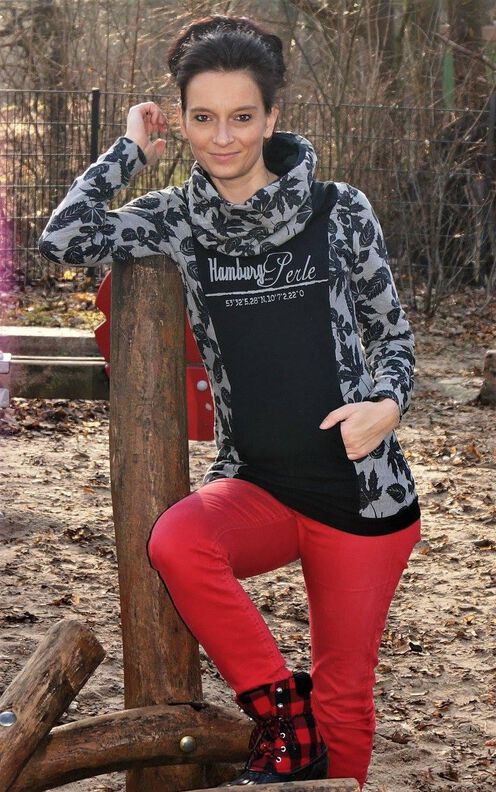 E-Book Damen Hoodie "Ronnja" Gr. 32-50 image number 6
