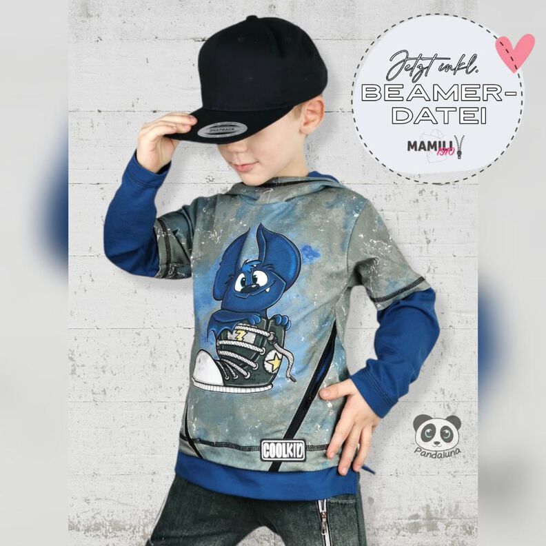 Hoodie mini Mikael Gr. 86-122 inkl. Beamerdatei image number 1