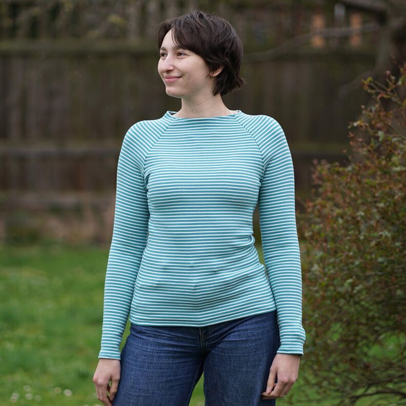 Raglan Shirt Damen Pullover slim nähen Gr. 34-40 image number 7