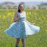 Kleid Laura Trägerkleid mit Tellerrock nähen Gr. 32-48 thumbnail number 3