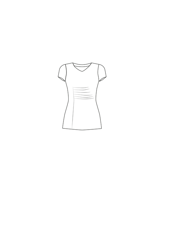 Shirt JOYCE Gr. 34-54 PDF-Schnitt A4, A0, Anleitung image number 6
