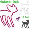 Stickdatei Reh Rehkitz Doodle + Appli thumbnail number 2