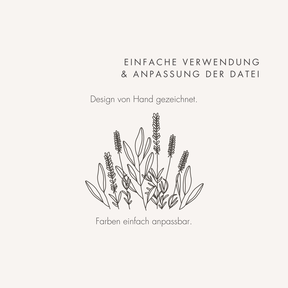Plotter- und Laserdatei "KRÄUTER" SVG PNG