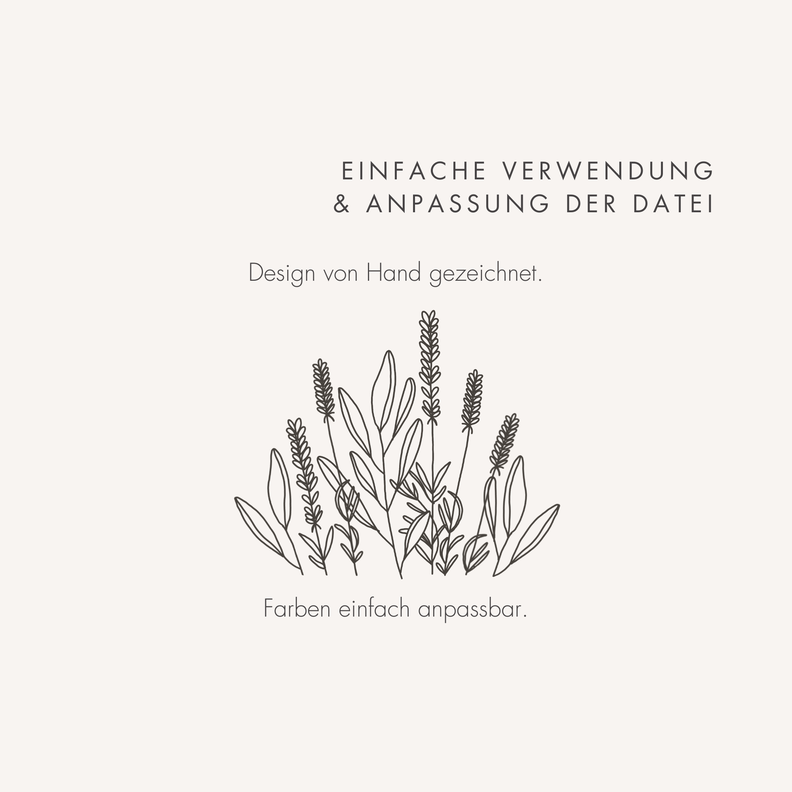 Plotter- und Laserdatei "KRÄUTER" SVG PNG image number 2
