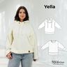 Schnittmuster Damen Hoodie Yella + Nähanleitung Gr. 34-54 thumbnail number 1