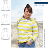 Hoodie Damen Schnittmuster Gr. 32-58 - MANUC #132 thumbnail number 1