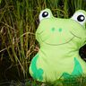 Frosch Kissen nähen 3 Gr. Schnittmuster Beamer  thumbnail number 3