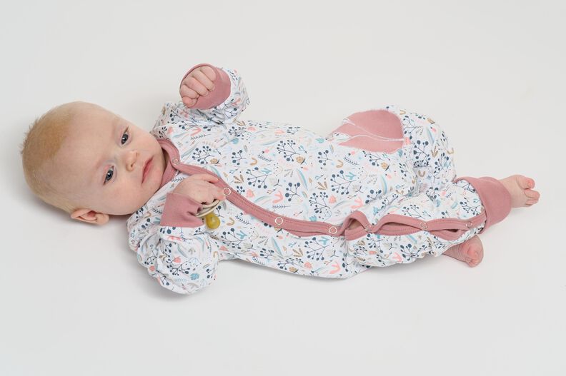 Schnittmuster Baby Strampler mit Knopfleiste LISA image number 3