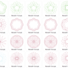 Stickdatei 49 Zirkel Mandala Blumen 11 - 13cm Teil 1 thumbnail number 7