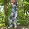 Kinder Jumpsuit lang mit Zipper / Knöpfen RIANG ♥Gr. 98-164 thumbnail number 5