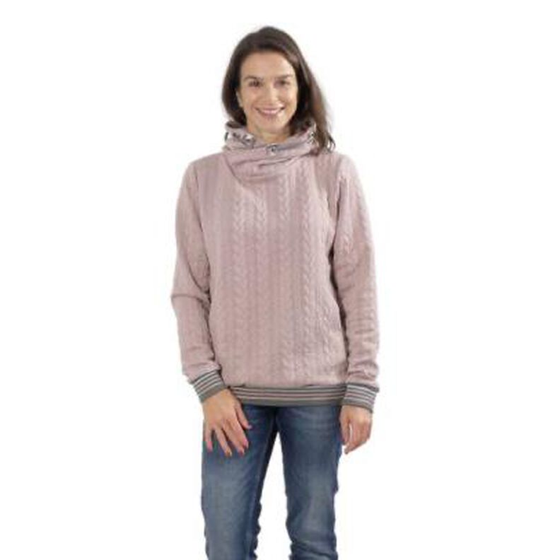 Kapuzensweatshirt "JADE" Nähanleitung und Schnitt Gr. 158–46 image number 1