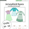 Kyara Jerseykleid Ballonärmeln, Kräuselrock BU 80-116 A4+A0 thumbnail number 8
