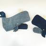 Ofenhandschuh - Wal, Jeans Upcycling + Stoffreste thumbnail number 6