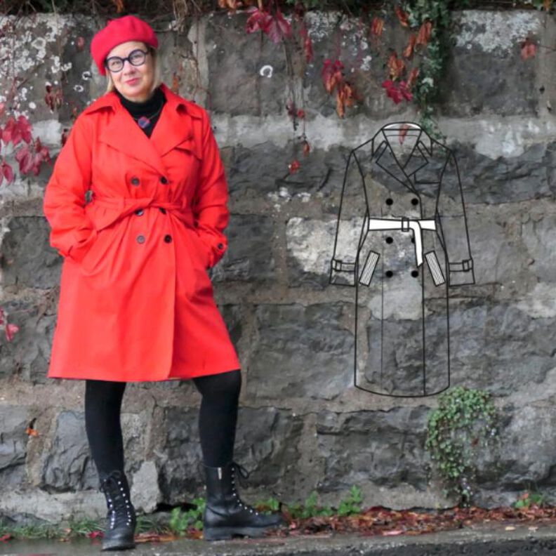 Trenchcoat TRICIA A4, A0+BEAMER image number 1