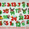 Adventskalender Zahlen Stickdatei thumbnail number 1