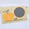 Stickdatei Mug Rug  K&uuml;rbis 13x18cm und 13x20cm thumbnail number 1