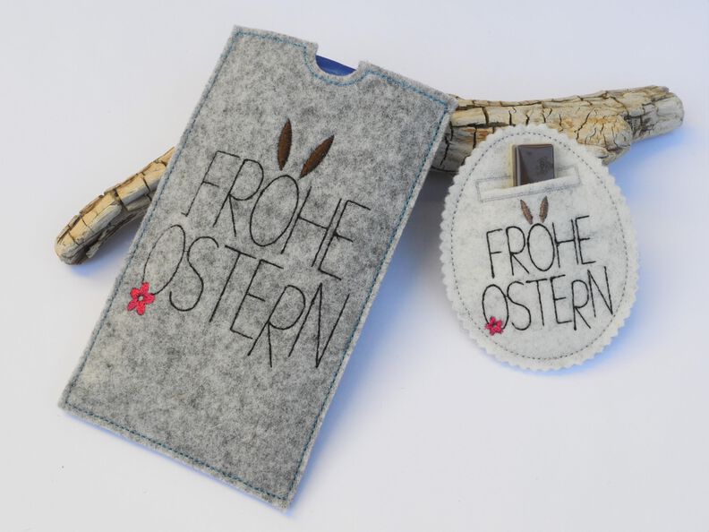 ITH Stickdatei Ostern SET Mugrug Wunscherfüller Schokohülle image number 2