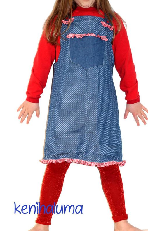Kleid / Latzkleid "Berit", Schnittmuster Gr. 110-152 image number 5