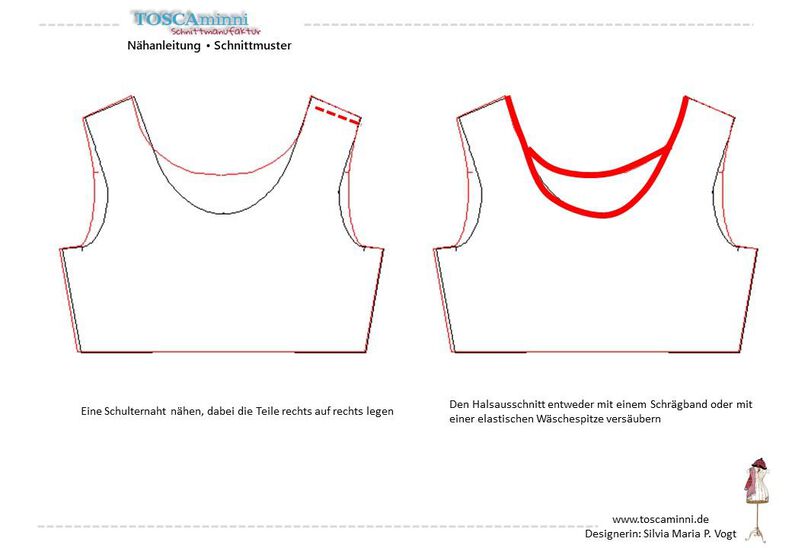 Shirt Josette Gr. 34-54 Schnittmuster image number 8
