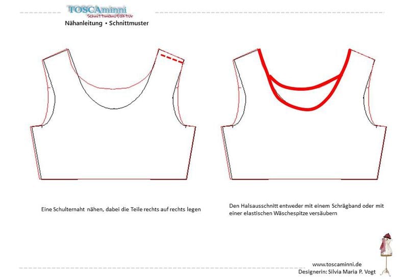 Shirt Josette Gr. 34-54 Schnittmuster image number 8