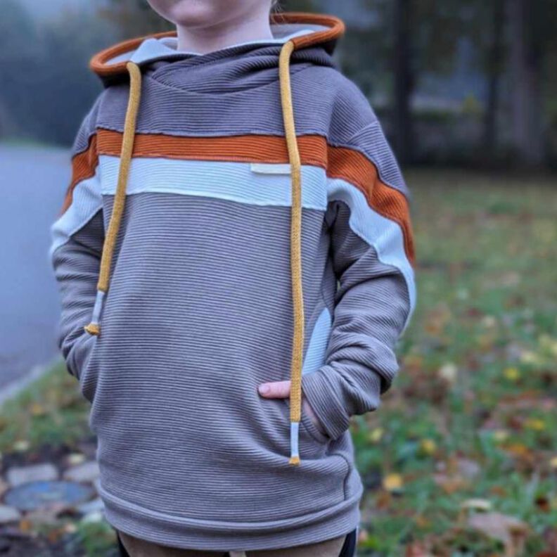 Kombi E-Book Hoodie Farbenbogen Gr. 68 - 140 image number 1